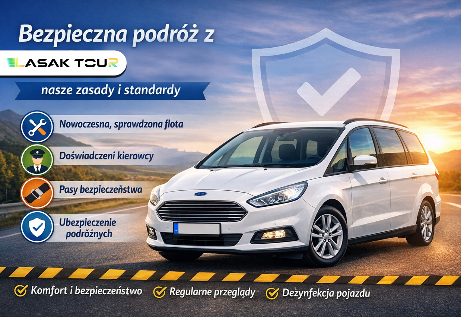 Bezpieczna podróż z LASAK TOUR – nasze zasady i standardy